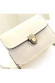 Women PU Baguette Shoulder Bag White / Pink / Purple / Green / Yellow / Red / Black