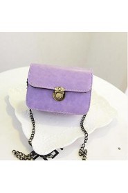 Women PU Baguette Shoulder Bag White / Pink / Purple / Green / Yellow / Red / Black