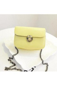 Women PU Baguette Shoulder Bag White / Pink / Purple / Green / Yellow / Red / Black