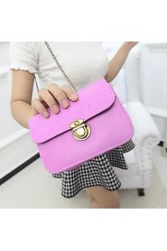 Women PU Baguette Shoulder Bag White / Pink / Purple / Green / Yellow / Red / Black