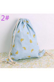 Women Casual Canvas Drawstring Backpack