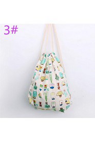 Women Casual Canvas Drawstring Backpack