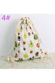 Women Casual Canvas Drawstring Backpack