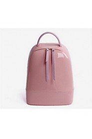 Women Casual PVC Backpack White / Pink / Blue / Black