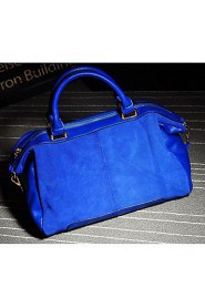 Women Casual PU Tote Blue / Orange / Black / Fuchsia