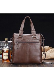 High Quality Unisex Genuine Leather Messenger Shoulder Bag Handbag