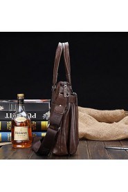 High Quality Unisex Genuine Leather Messenger Shoulder Bag Handbag