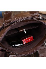 High Quality Unisex Genuine Leather Messenger Shoulder Bag Handbag