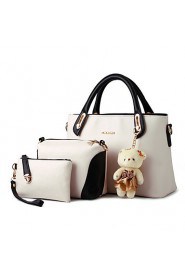 Women's Fashion Casual OL PU Messenger Shoulder Bag/Totes