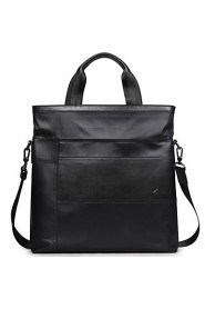 Men Briefcase Top Grade Genuine Leather and Oxford Business Handbag Vintage First Layer Cowhide Tote Bag