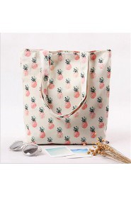 Women Casual Canvas Shoulder Bag Pink