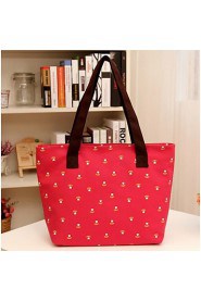 Women Casual / Outdoor Canvas Tote Blue / Brown / Red