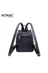 Women's PU Backpack/Tote Bag/Leisure bag/Travel Bag Black