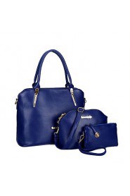 Women Formal / Casual / Office & Career / Shopping PU Tote White / Blue / Gold / Black