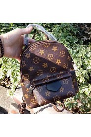 Women PU Sling Bag Shoulder Bag Brown