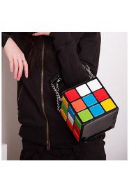 Women PU Doctor Tote Multi color