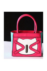 Women Casual PU Tote Purple / Yellow / Red