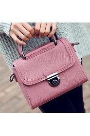 Women Cowhide Flap Shoulder Bag / Tote Beige / Pink / Purple / Red / Black