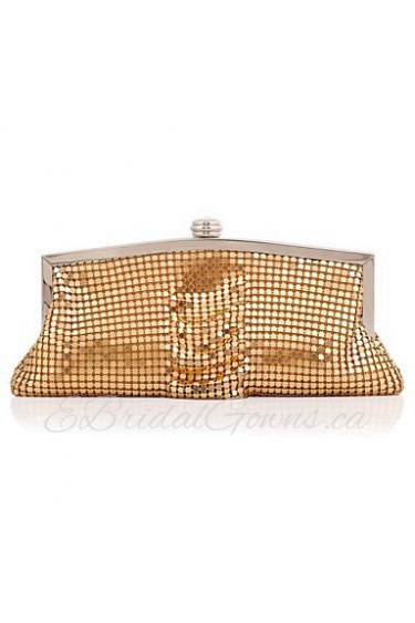 Women's Elegant Gold Sequins Evening Bags