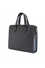 Men Briefcase Top Grade Genuine Leather Men Business Handbag Vintage First Layer Cowhide Shoulder Bags Gray