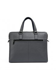 Men Briefcase Top Grade Genuine Leather Men Business Handbag Vintage First Layer Cowhide Shoulder Bags Gray