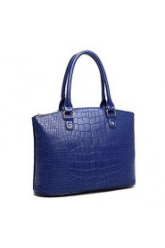 Women Formal / Casual / Office & Career / Shopping PU Tote Blue / Red / Black