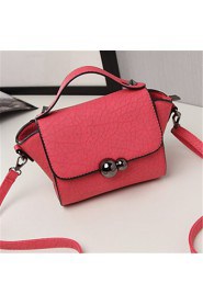 Women PU Sling Bag Shoulder Bag Purple / Blue / Red / Gray / Black