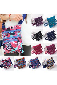 Women Lady Waterproof Shoulder Bag Nylon Zipper Messenger Bag Mini Bag