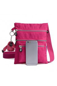 Women Lady Waterproof Shoulder Bag Nylon Zipper Messenger Bag Mini Bag