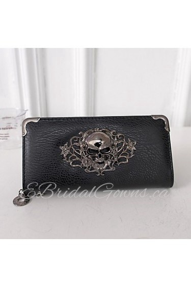 Women PU Bi fold Clutch / Wallet Blue / Gold / Red / Silver / Black