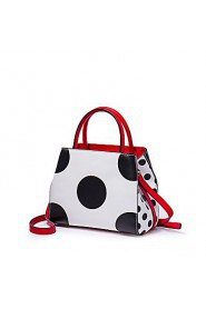 Women Formal / Casual / Event/Party / Wedding / Office & Career Cowhide Tote White