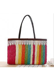 Women Casual Straw Tote Multi color