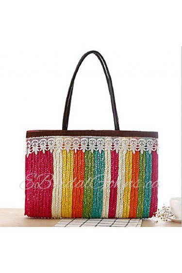 Women Casual Straw Tote Multi color