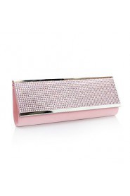 Gorgeous Acrylic Rhinestones/ Satin Shell Evening Handbags/ Clutches More Colors Available