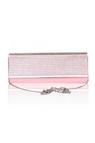 Gorgeous Acrylic Rhinestones/ Satin Shell Evening Handbags/ Clutches More Colors Available