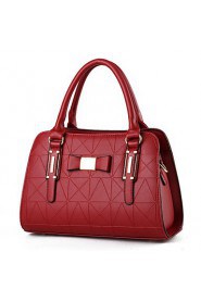 Women's Fashion Classic Vintage Geometric Fake/PU Leather Messenger Shoulder Bag/Totes