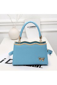 Women Formal / Casual / Office & Career / Shopping PU Tote White / Pink / Blue / Black