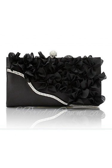 Beautiful Flowers With Rhinestone Wedding /Special Occasion Evening Handbags/Clutchs(More Color)