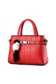 Women's Fashion Casual PU Leather Messenger Shoulder Bag/Tote