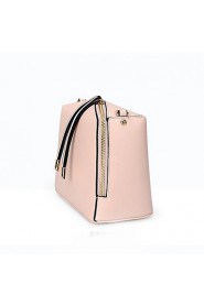 Women PU Shell Shoulder Bag / Satchel White / Pink / Black