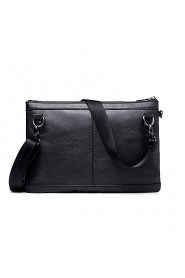 Men Formal / Sports / Casual / Outdoor / Office & Career / Shopping PU Shoulder Bag Black