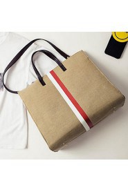 Women Casual Canvas Tote Blue / Gray / Khaki