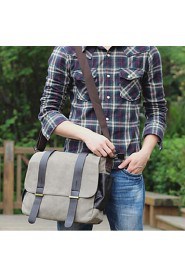 Men's Canvas Sling Bag Shoulder Bag Green/Brown/Gray