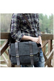 Men's Canvas Sling Bag Shoulder Bag Green/Brown/Gray