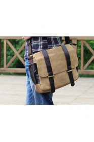 Men's Canvas Sling Bag Shoulder Bag Green/Brown/Gray