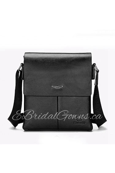 Men PU Messenger Shoulder Bag / Satchel Brown / Black