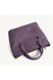 Women Casual / Outdoor Cowhide Tote Purple / Blue / Gray / Black