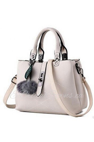 Women Casual PU Tote White / Pink / Purple / Blue / Red / Black / Burgundy