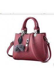 Women Casual PU Tote White / Pink / Purple / Blue / Red / Black / Burgundy