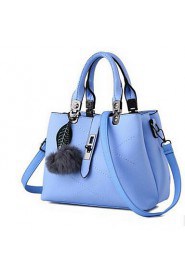 Women Casual PU Tote White / Pink / Purple / Blue / Red / Black / Burgundy